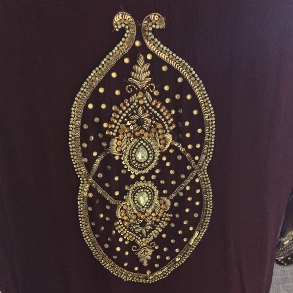 A maxi dress that was custom and hand made. - Picture 4 of 8